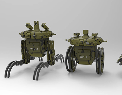 All-terrain battle robot