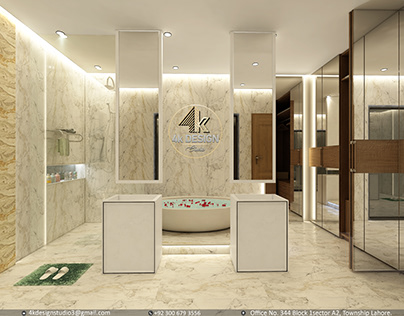 Interior design of Washroom