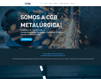 Criação de Site para CGB Metalurgica
