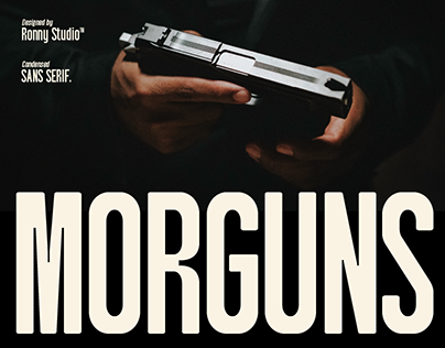 Morguns - Condensed Sans Serif