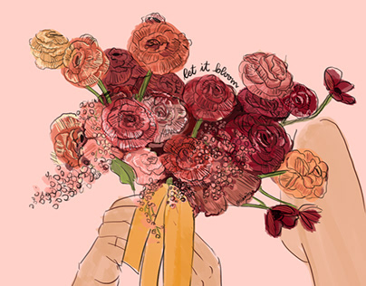 Illustration: Bouquets with quotes