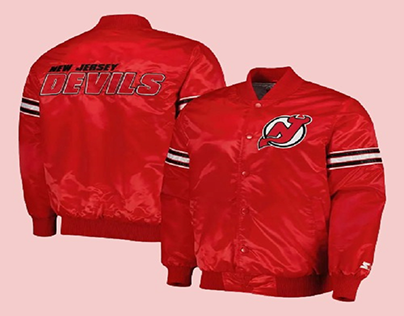 New Jersey Devils Starter Pick & Roll Varsity Jacket
