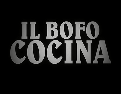 Animación de título para Il Bofo Cocina