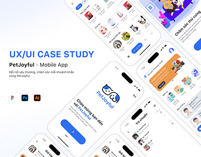 Project thumbnail - PetJoyful - App "UI/UX Case Study"