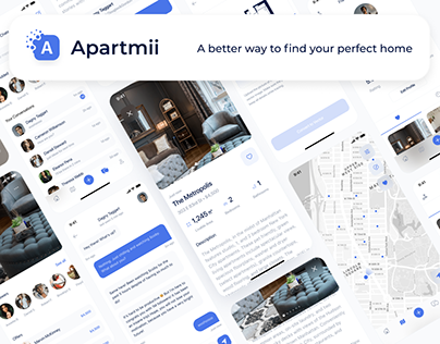 Apartmii - Real Estate App Design Showcase
