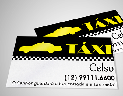 Cartão de Visita Táxi
