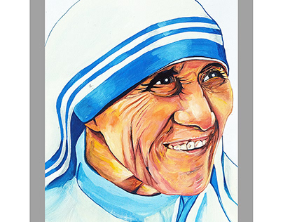 Mother Teresa with child – Inlight Studios-saigonsouth.com.vn