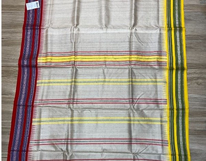 Handwoven Vidarbha Silk Saree - Nirguna Handloom