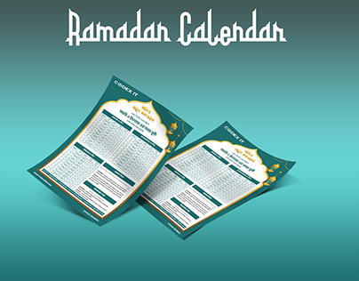 Ramadan Calandar 2024 Dhaka For CODEX IT