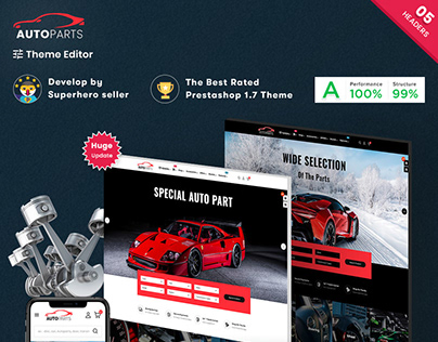 🚗 Autopart - Cars Store PrestaShop Theme | Web Design