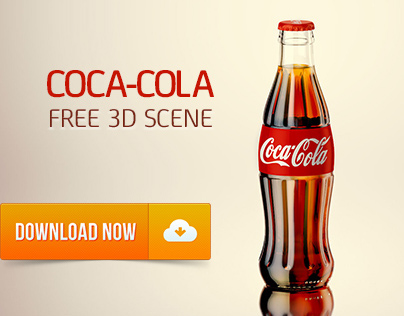 Free 3D Model of Coca-Cola bottle