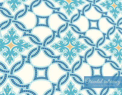 INTRICATE INTRICACY seamless vector patterns