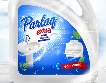 Parlaq detergent branding