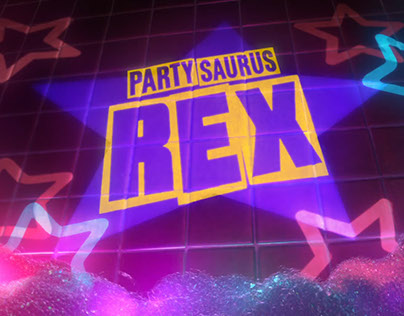 Pixar's PARTYSAURUS REX: Title Design