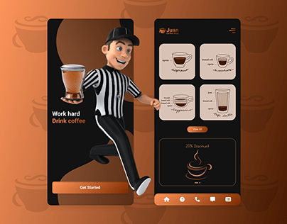 Juan Coffee Shop App Design