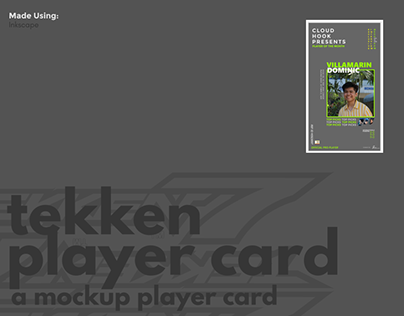 Player Card Mockup [Ian Dominic]