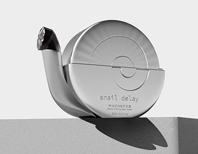 Snail facial skin care lotion original packaging design