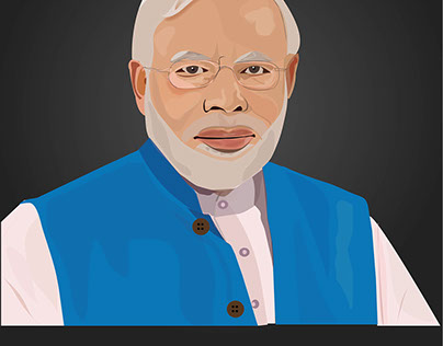Narendra Modi - Digital Illustration