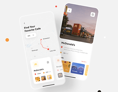 Restaurant Finder App UI Design