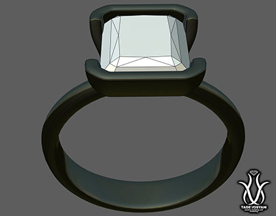 Engagement ring in progress
