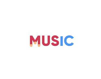 MUSIC logo animation