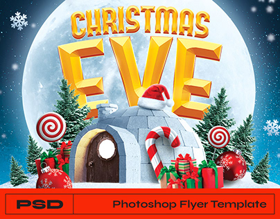 Christmas Flyer Photoshop Template