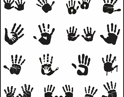 Baby HandPrint SVG Design Pack for Cricut, Silhouette