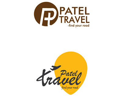 Patel Travel logo design
