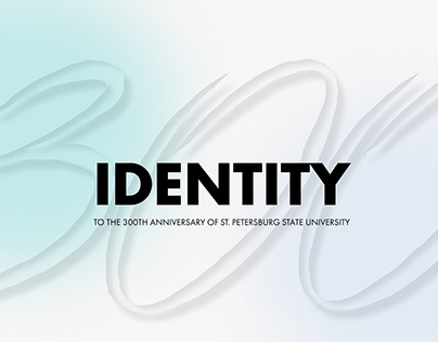 Identity concepts for anniversary of university.
