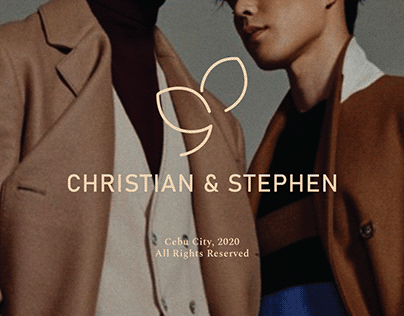 Christian & Stephen | Fashion Branding, Visual Identity