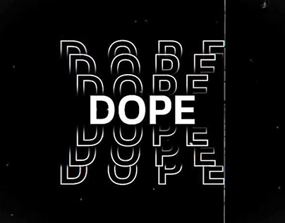 Dope Animated Typografy