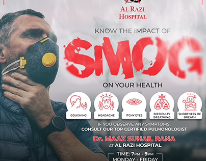 SMOG IMPACT SOCIAL MEDIA POST ( AL RAZI HOSPITAL )