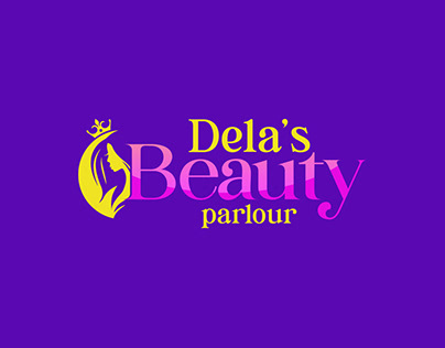 Dela’s Beauty parlour brand identity design
