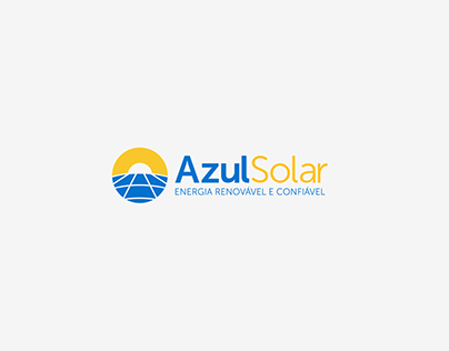 Azul Solar - Logotipo e Identidade Visual