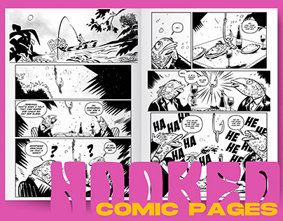 Project thumbnail - HOOKED\ comic pages