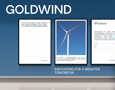 GOLDWIND | Corporate website redesign
