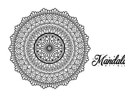 Mandala Coloring Page for Adults & Kids