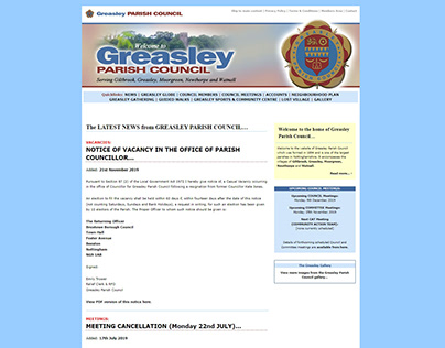 GREASLEY PARISH COUNCIL | Website Design