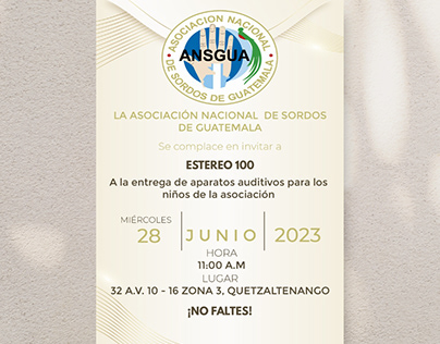 Invitaciones para Eventos en Guatemala
