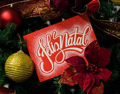 Christmas Card Lettering