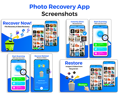 Photo Recovery App Screenshots