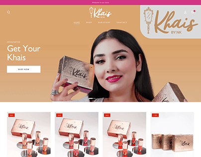 Cosmetics Shopify Website
