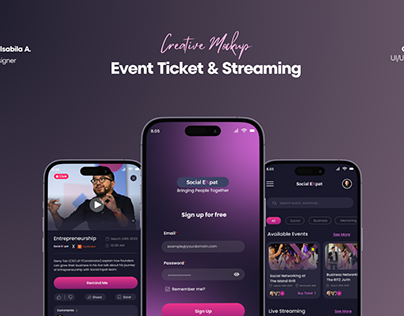 The Social Expat Mobile App (Event Ticket & Streaming)