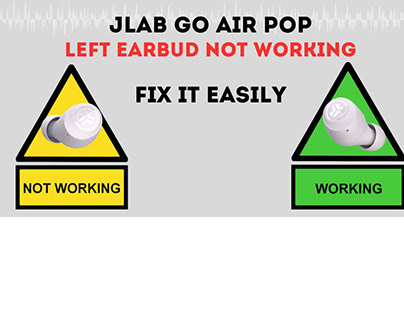 How To Fix JLab Go Air Pop Left Earbud Not Working?