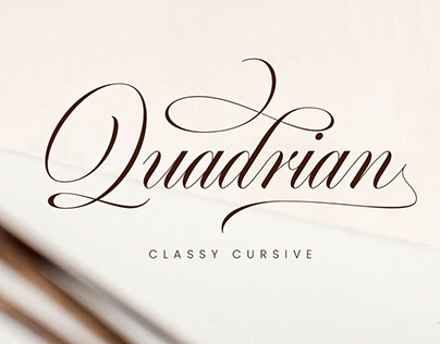 Quadrian – Elegant Script