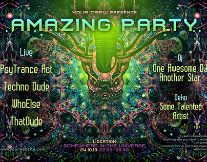 Alien Enlightenment Trance Party Promo Pack