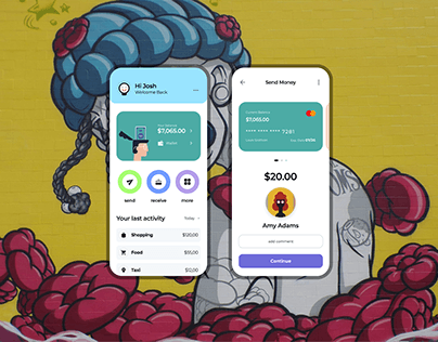 Project thumbnail - Funky Finance mobile UI
