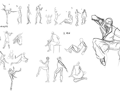 Estudo de desenho gestual