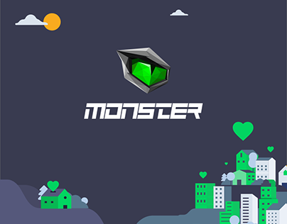 Monster Notebook Crowdfunding UI UX