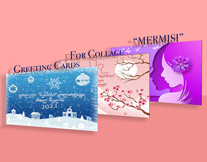 Greeting cards for Collage "Mermisi"